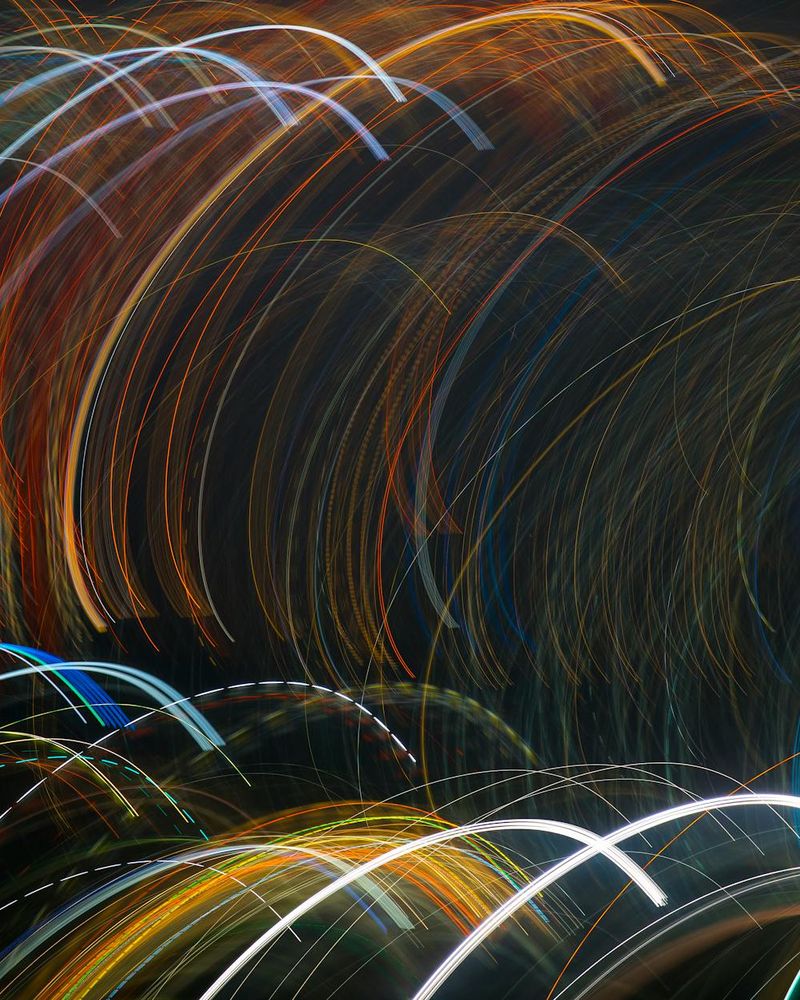 Abstract representation of morning energy routine and dynamic movement